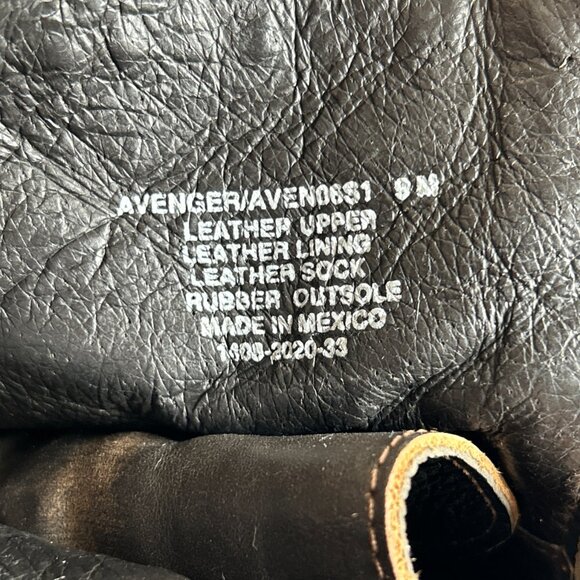 Steve Madden Avenger Combat Boot 9M Brown Leather Camo Print Platform Grunge - Picture 13 of 13